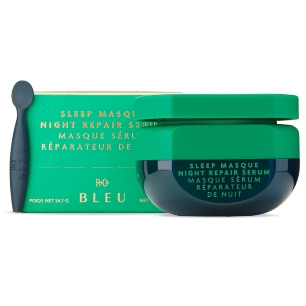 R+CO Bleu Sleep Masque Night Repair Serum Vegan Overnight Hair Treatment 2 OZ
